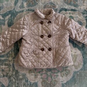 Gap Children’s Quilted Jacket - Cream 2T